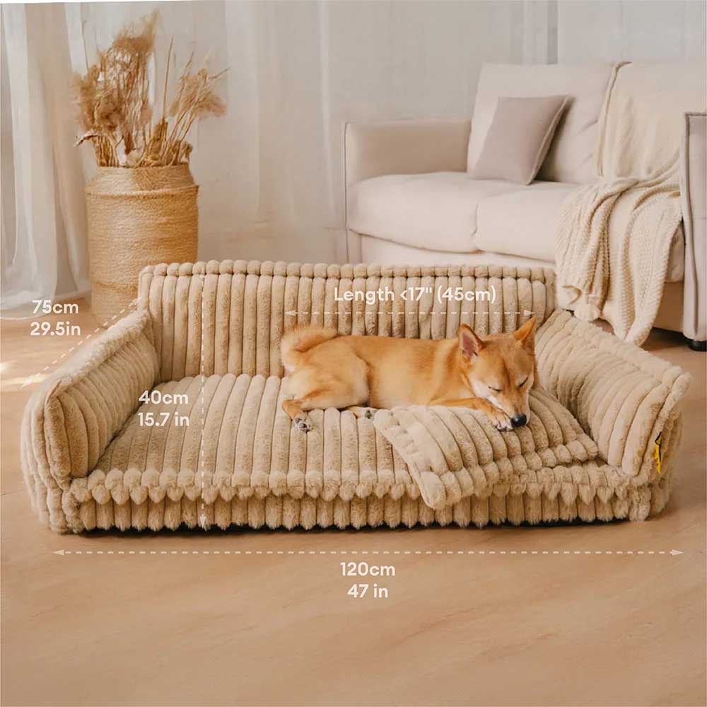 Gran lavable esponjoso ortopedic ortopedic suave almohada de almohada de perros camas de perro-snozy sueño
