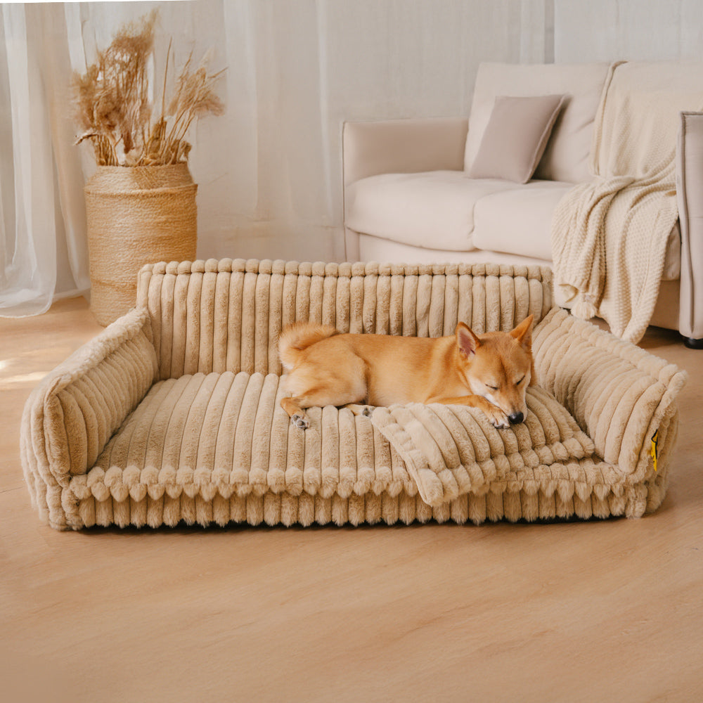 Large Washable Fluffy Orthopedic Soft Dog Pillow Dog Sofa Bed-Snoozy Dreams