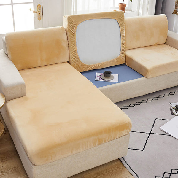 Luxury Shiny Velvet Stretch Full Protection Magic Couch Cover