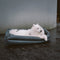 Grand lit rehausseur de siège d'auto pour chien en simili cuir de luxe - Urban Voyager