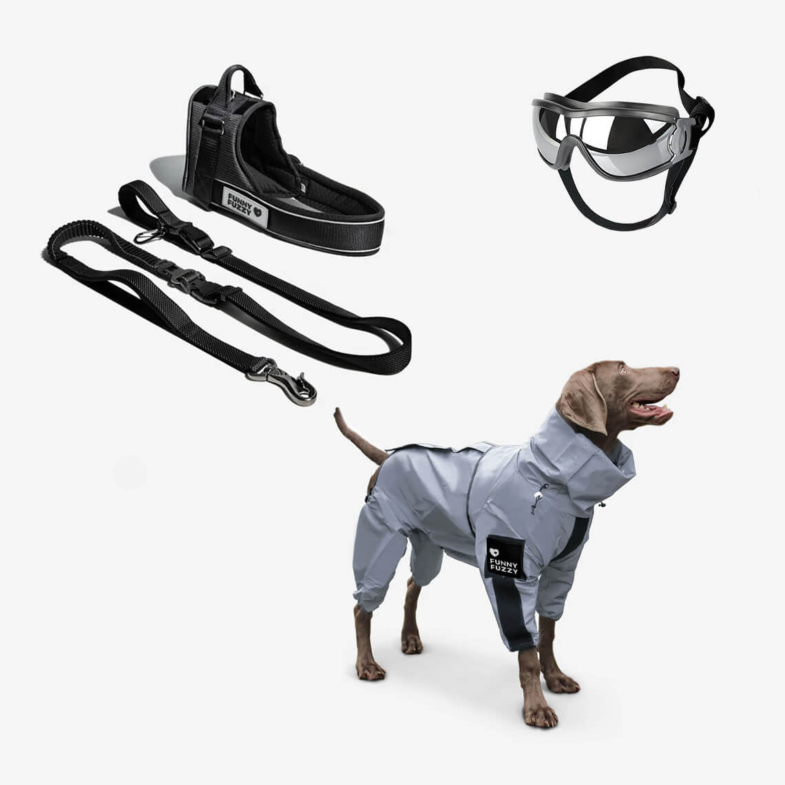 Accesorios reflectantes para perros fríos impermeables para perros