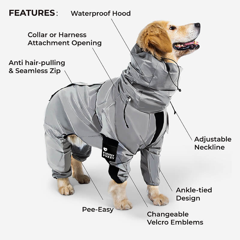 Accesorios reflectantes para perros fríos impermeables para perros